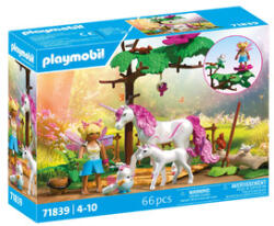 Playmobil Tarc de unicorn magic pentru mamă și mânz (71839)