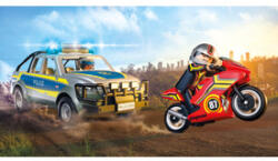 Playmobil Urmărire polițienească cu camionetă mică (71875)