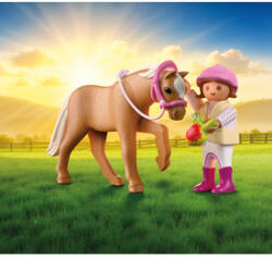 Playmobil Fetiță cu ponei (71887)