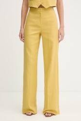 iBlues egyenes női vászon alsó CANALE - sárga 36