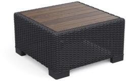 Keter DECO CALIFORNIA MŰANYAG KIS ASZTAL - dió/grafit