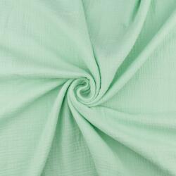  Muszlin szövet Pamut varróanyag 0, 5mb Lime szín (BAWEŁNA)