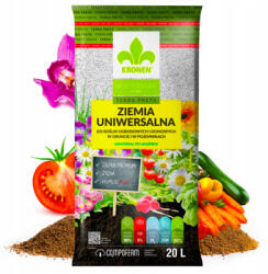 Kronen Terra Rúd Univerzális Táptalaj 20L Szoba- És Kerti Növényekhez (KRO.020.TUN)