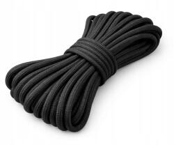  Funis univerzális zsinór 6mm átmérő 15m hossz fekete- polipropilén (WM-SO011-002)