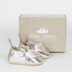 Easy Peasy Papuci de casă Fete MY BLUBLU COEUR VOLANT Easy Peasy Argintiu 18 / 19