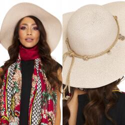 DEMUR Női Nyári Kalap strandra nagy széles púderrózsaszín