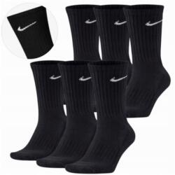 Nike Unisex Zokni Méret 38-42 Fekete Bokáig Érő 6 Pár pamut (SX7666-010)