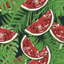  Görögdinnye Fern Leaves szalvéta 20 db-os 33x33 cm (PKK765901) - aprotalpak