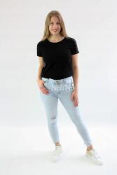  Koptatott farmer nadrág 35-ös