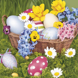  Húsvét Vivid Basket szalvéta 20 db-os 33x33 cm (PKK771124)
