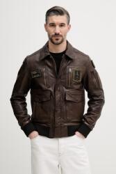 Aeronautica Militare bőrdzseki - barna 54