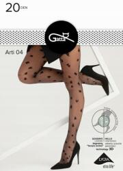 Gatta Mintás harisnyanadrág Gatta Arti 04 20den fekete Nero 2-es méret (00055T040290)