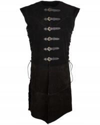  Baldomero Bőr Tabarda Fekete XXL Larp (ZE ZWROTU 964875)