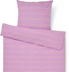 Tchibo - Perkál ágynemű, csíkos, orgonalila, egyszemélyes