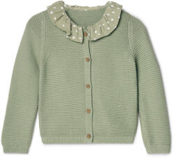 Tchibo - Kötött gyerekkardigán - kisgyerek - méret 50/56 - fehér/virágos