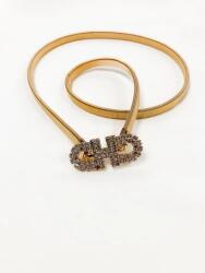  Öv Női vipera csattal és cirkóniákkal Arany Uni (PA00126-2-1-1)