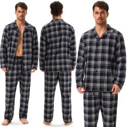 Henderson Honor férfi hosszú ujjú pizsama 100% Pamut 3XL (HONOR-99X)