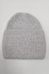  Hamuszürke Beanie Női Sapka Fényes Cérnával Uni (00659-1-3-1)