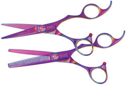 Olivia Garden olló SZETT Silkcut Pink 5.75+6.35