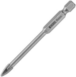 Denzel 6 mm üvegfúró négyélű, bitbefogás, Professional (7280537)