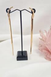  Hosszú lógós fülbevaló félholddal vipera Uni (00703-1-1)