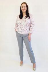  Elegáns Magas derekú Nadrág Hamuszürke 42-es (00512-2-2-3)