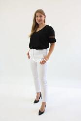  Elegáns nadrág zsebekkel fehér 40-es (PL00400-1-3-2)