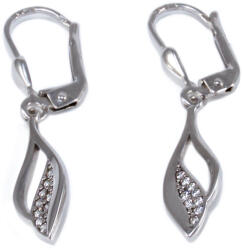 Ékszershop Köves lógós fehérarany fülbevaló (1335241)