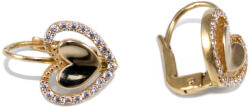 Ékszershop Köves szives arany fülbevaló (1315893)