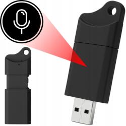 Spreest Kém Diktafon Mini Pendrive Lehallgató Kis Usb Számítógépes Kulcstartó (Dyktafon w pendrive LU06)