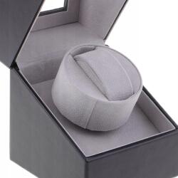  Elegáns óratartó doboz üveggel, fekete (04856057844)