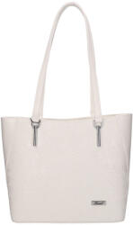 Karen fehér / virágmintás rostbőr női válltáska 2418 kryspina