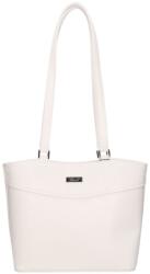 Karen fehér / virágmintás rostbőr női válltáska 1693 ce-adamin