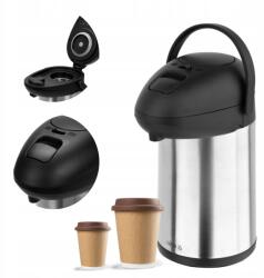 TOYA Kávé Termosz Pumpával 3L Yato Rozsdamentes acél Tea Italok (YG-07020)