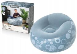 Bestway Felfújható Fotel Puff Pumpás Kék 100KG-IG Bestway (5905991075578)