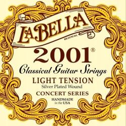 LaBella La Bella 2001L Klasszikus Gitárhúr Készlet, Light Tension (enyhe feszesség) (2001L)
