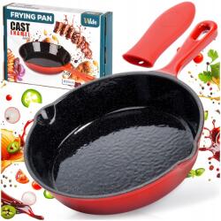 Vilde Zománcozott Öntöttvas serpenyő pároláshoz grill tűzrakóhelyhez 30 cm (5900670112414)