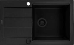 BH Mosogató PY Sparta Plus Lux 1 mély+csep. Black Edition fekete 780x480mm (BH-07016710)