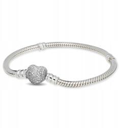 Pandora Moments karkötő Kapocs strasszokkal 590727CZ 19 cm (590719-19)