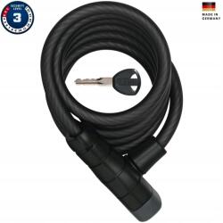 ABUS Kerékpár zsinórvédő Abus Primo 5412K 85cm (5510K/180/10 BK)