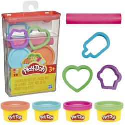 Hasbro Play-Doh: Set de plastilină cu cutie de depozitare - Cu forme de dulciuri - Hasbro (G2487/G3340)