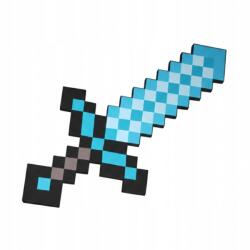  Minecraft Habszivacs Kard Gyémánt Kék Akcesoria Játékhoz 45 cm