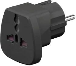  Adaptor Universal la CEE 7/7 negru 3680W 16A nu converteste tensiunea (028-111)
