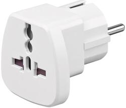  Adaptor Universal la CEE 7/7 alb 3680W 16A nu converteste tensiunea (028-112)
