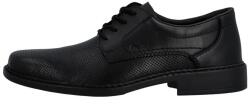 RIEKER Pantofi barbati, negru, eleganti, piele naturala, cu toc, Rieker B0804-00-Negru (Marime: 40) (B0804-00-Negru-40)