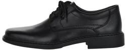 RIEKER Pantofi barbati, negru, eleganti, piele naturala, cu toc, Rieker B0800-00-Negru (Marime: 43) (B0800-00-Negru-43)