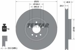 TEXTAR féktárcsa TEXTAR 92282103 for FORD, VOLVO, IME, KAROSA, … (92282103)