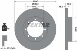 TEXTAR féktárcsa TEXTAR 92230803 for OPEL, VAUXHALL, NISSAN, RENAULT (92230803)