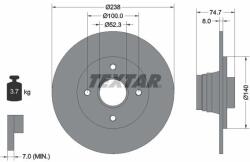 TEXTAR féktárcsa TEXTAR 92081200 for RENAULT (92081200)