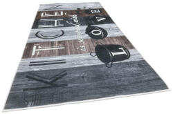Budapes-Carpet Kft Helena Konyhai Szőnyeg 7286 Grey Beige (Szürke-Bézs) 80x200cm